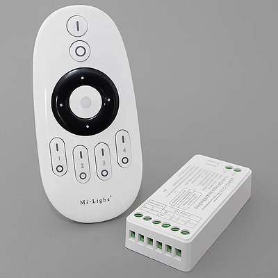 LED-Dimmer & Hand-Fernbedienung (4 Zonen) – SET