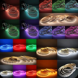 24V RGB &amp; Dual White CCT LED-Streifen