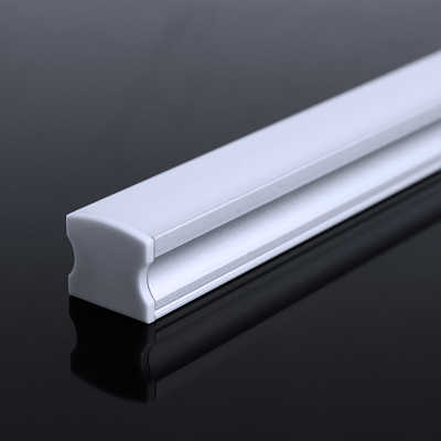 LED Aufbauprofil "Surface" | Abdeckung diffus | Zuschnitt auf 22cm |