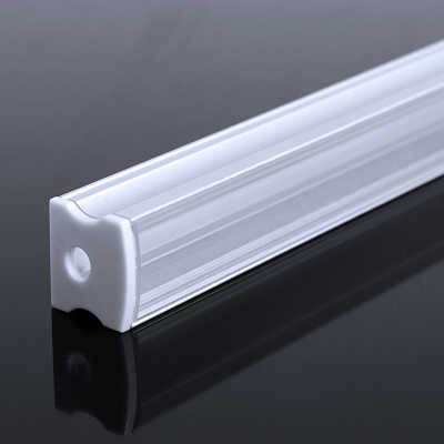 LED Aufbauprofil "Surface" | Abdeckung transparent | Zuschnitt auf 8cm |