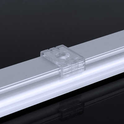 LED Aufbauprofil "Surface" | Abdeckung transparent | Zuschnitt auf 8cm |