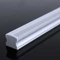 LED Aufbauprofil "Surface" | Abdeckung transparent | Zuschnitt auf 186cm |