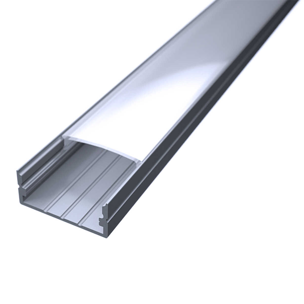 LED Flachprofil "Slim-Line max" | Abdeckung diffus | Zuschnitt auf 24cm |