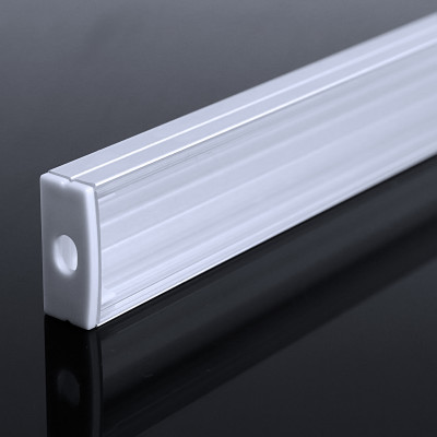 LED Flachprofil "Slim-Line max" | Abdeckung transparent | Zuschnitt auf 7cm |