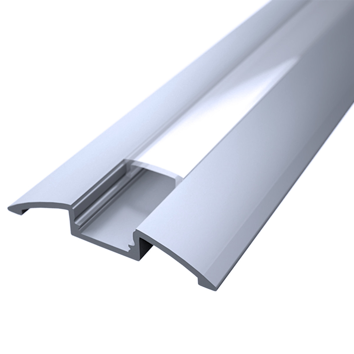 LED Flachprofil "Design-Line" | Abdeckung diffus | Zuschnitt auf 123cm |