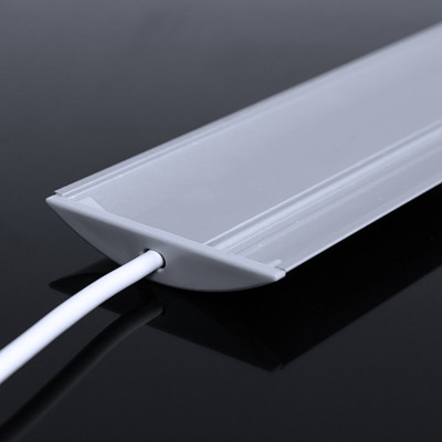 LED Flachprofil "Design-Line" | Abdeckung transparent | Zuschnitt auf 13cm |