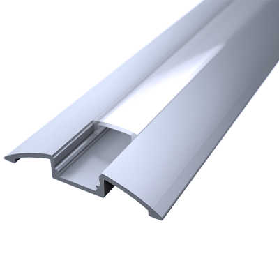LED Flachprofil "Design-Line" | Abdeckung transparent | Zuschnitt auf 43cm |