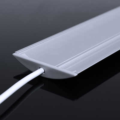 LED Flachprofil "Design-Line" | Abdeckung transparent | Zuschnitt auf 76cm |