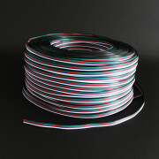 5P Flachkabel ohne Stecker – Meterware von der Rolle