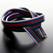 5P Flachkabel ohne Stecker – 50cm