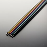 6P Flachkabel ohne Stecker – Meterware von der Rolle