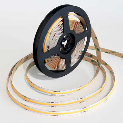 5m COB LED Stripe | 528x LED Chips | 15 Watt - 1200 Lumen je Meter | warmweiß 2700K | CRI 90+ 24VDC 180° |