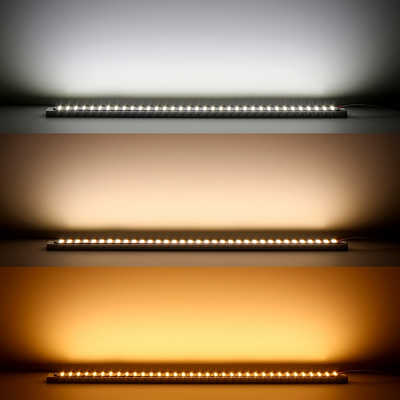 5m Double Line CCT LED Strip | 280x 5630 LEDs - 2x 31Watt je Meter | Farbtemperatur einstellbar zwischen 2700K-6500K | CRI 90+ 24VDC 120° |
