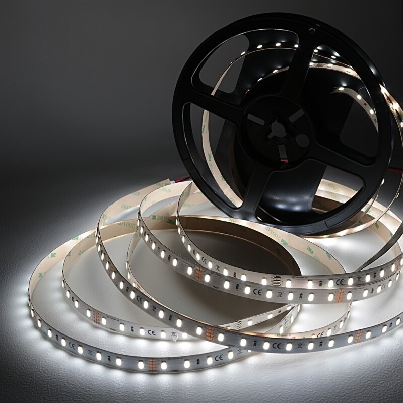 LED-Strip 70 × 5630 LEDs – 15 W – 1603 lm/m – tageslichtweiß 6000 K – CRI 90+ 24V DC 120°