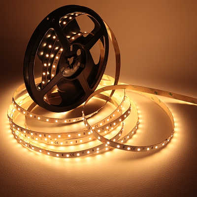 LED-Strip 70x 5630 LEDs | 15 Watt - 1406 Lumen je Meter | warmweiß 2700K | CRI 90+ 24VDC 120° |