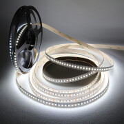 LED-Streifen flexibel 140 × 2835 LEDs – 21 W – 2168 lm/m – tageslichtweiß 6400 K – CRI 90+ 24V DC 120°