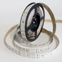 Double Line LED-Strip – 140 × 5630 LEDs – 29 W – 3133 lm/m – tageslichtweiß 6000 K – CRI 90+ 24V DC 120°