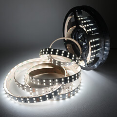 Double Line LED-Strip – 140 × 5630 LEDs – 29 W – 3133 lm/m – tageslichtweiß 6000 K – CRI 90+ 24V DC 120°