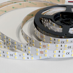 Double Line LED-Strip – 140 × 5630 LEDs – 29 W – 3133 lm/m – tageslichtweiß 6000 K – CRI 90+ 24V DC 120°