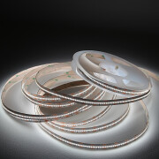 High CRI LED Stripe – 420 × 1808 LEDs – 20 W – 2300 lm/m – tageslichtweiß 6000 K – CRI 95+ 24V DC 120°