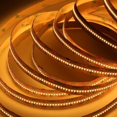 High CRI LED Stripe – 420 × 1808 LEDs – 20 W – 2040 lm/m – ultrawarmweiß 2500 K – CRI 95+ 24V DC 120°