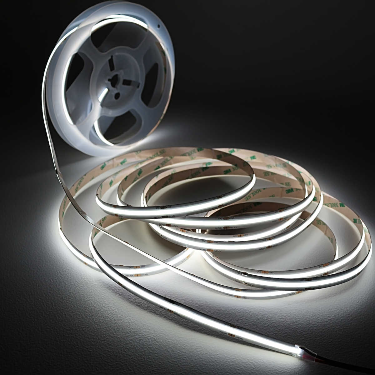 GOMING COB LED Strip mit Bewegungsmelder Netzteil Natürliches Weiß