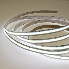 COB LED Stripe – 528x LED Chips – 15 W – 1500 lm/m – tageslichtweiß 6000 K – CRI 90+ 24V DC 180°