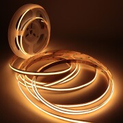 COB LED Stripe – 528x LED Chips – 15 W – 1200 lm/m – warmweiß 2700 K – CRI 90+ 24V DC 180°
