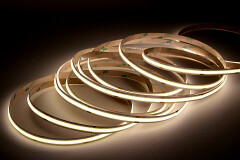 COB LED Streifen – 9 W – 900 Lumen 480x LEDs je Meter – neutralweiß 4000 K – CRI 90+ 24V DC 180°