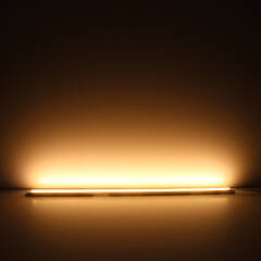 COB LED Streifen – 9 W – 720 Lumen 480x LEDs je Meter – warmweiß 2700 K – CRI 90+ 24V DC 180°