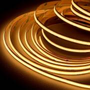 COB LED Streifen – 9 W – 720 Lumen 480x LEDs je Meter – warmweiß 2700 K – CRI 90+ 24V DC 180°