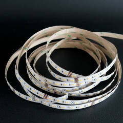 Dual White tunable CCT LED Streifen – 140 × 2835 LEDs – 2 × 10Watt je Meter – 2700 K-6400 K – CRI 90+ 24V DC 120°