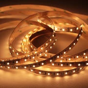 Dual White tunable CCT LED Streifen – 140 × 2835 LEDs – 2 × 10Watt je Meter – 2700 K-6400 K – CRI 90+ 24V DC 120°