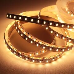 CCT LED Band mit einstellbarer Farbtemperatur – 140 × 5630 LEDs – 2 × 16Watt je Meter – Dualweiß 2700 K-6500 K – CRI 90+ 24V DC 120°