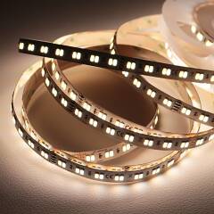 CCT LED Band mit einstellbarer Farbtemperatur – 140 × 5630 LEDs – 2 × 16Watt je Meter – Dualweiß 2700 K-6500 K – CRI 90+ 24V DC 120°