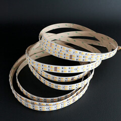 Double Line CCT LED Strip – 280 × 5630 LEDs – 2 × 31Watt je Meter – Farbtemperatur einstellbar zwischen 2700 K-6500 K – CRI 90+ 24V DC 120°