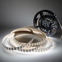 Double Line CCT LED Strip – 280 × 5630 LEDs – 2 × 31Watt je Meter – Farbtemperatur einstellbar zwischen 2700 K-6500 K – CRI 90+ 24V DC 120°