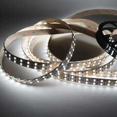 Double Line CCT LED Strip – 280 × 5630 LEDs – 2 × 31Watt je Meter – Farbtemperatur einstellbar zwischen 2700 K-6500 K – CRI 90+ 24V DC 120°