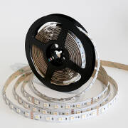 RGB & DUAL CCT LED Band – 60 × 5in1 5050 LEDs RGB Farbwechsel, weiß und warmweiß – 19.2 W – 1000 lm/m – 120° 24V DC