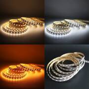 RGB & DUAL CCT LED Band – 60 × 5in1 5050 LEDs RGB Farbwechsel, weiß und warmweiß – 19.2 W – 1000 lm/m – 120° 24V DC