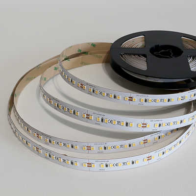 LED-Streifen flexibel warmweiß 2700K | CRI 90+ 24VDC 120° | Wunschlänge 15cm | 21x 2835 LEDs | 267 Lumen | 3 Watt | ohne Anschluss ( Löten erforderlich )
