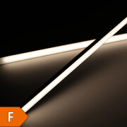 Constant Current Slim-Line LED-Leiste – diffus – 240 × 2835 LEDs – 19 W – 2060 lm/m – neutralweiß – CRI 90+ 24V DC 120°
