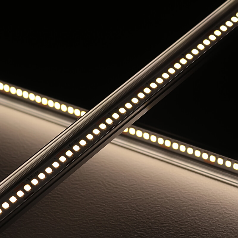 Constant Current Slim-Line LED-Leiste – klar – 240 × 2835 LEDs – 19 W – 2060 lm/m – neutralweiß – CRI 90+ 24V DC 120°