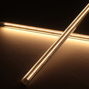Constant Current Slim-Line LED-Leiste – klar – 240 × 2835 LEDs – 19 W – 1920 lm/m – warmweiß – CRI 90+ 24V DC 120°