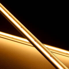COB LED-Leiste Slim-Line – klar – 528x COB LED Chips – 15 W – 1200 lm/m – warmweiß – CRI 90+ 24V DC 180°