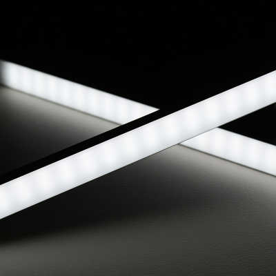 Double Line LED Leiste "Slim-Line max" | diffus | 140x 5630 LEDs | 29 Watt - 3133 Lumen je Meter | tageslichtweiß | CRI 90+ 24VDC 120° |