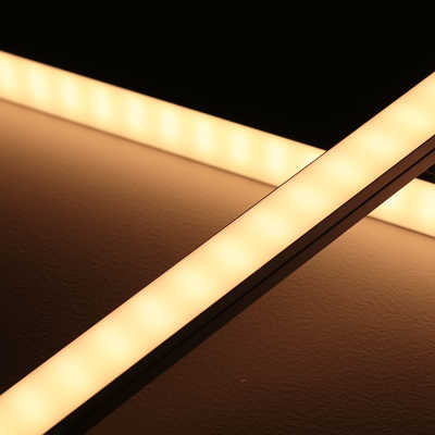 Double Line LED Leiste "Slim-Line max" | diffus | 140x 5630 LEDs | 30 Watt - 2782 Lumen je Meter | warmweiß | CRI 90+ 24VDC 120° |