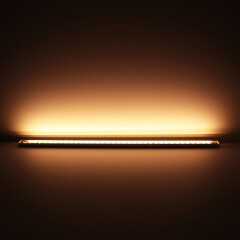 Double Line LED-Leiste Slim-Line max – klar – 140 × 5630 LEDs – 30 W – 2782 lm/m – warmweiß – CRI 90+ 24V DC 120°