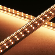 Double Line LED-Leiste Slim-Line max – klar – 140 × 5630 LEDs – 30 W – 2782 lm/m – warmweiß – CRI 90+ 24V DC 120°
