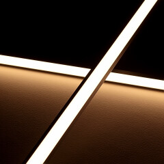 Constant Current LED Eck-Leiste Corner – diffus – 240 × 2835 LEDs – 19 W – 1920 lm/m – warmweiß – CRI 90+ 24V DC 120°